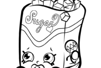 shopkins coloring page