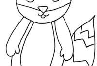 racoon coloring page