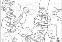 simpson coloring pages