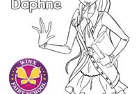 daphne coloring pages