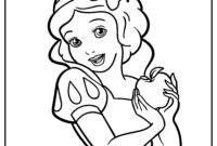 snow white coloring pages free