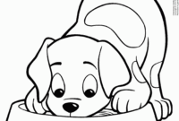 puppy coloring pages printable free