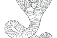 rattlesnake coloring sheet