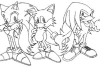 sonic coloring pages to print