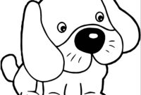 adorable puppy coloring pages