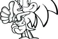 colouring pages sonic