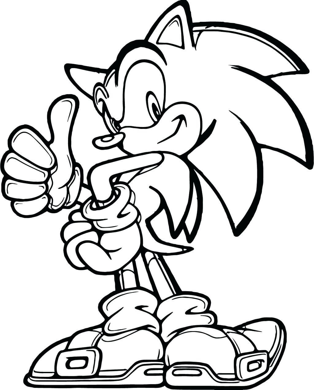 Coloring Pages Sonic ~ Coloring Print