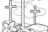 christian coloring pages easter