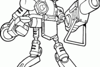 robot sonic coloring pages