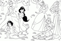 winter princess coloring pages