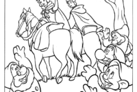 snow white free coloring pages