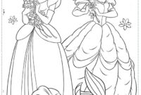 coloring page disney princess