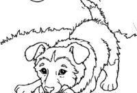 puppy free printable coloring pages