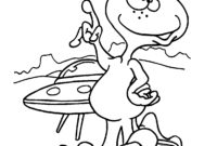 space ship coloring page