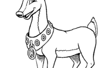 reindeer coloring sheets