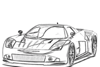 racing car coloring pages