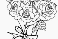 coloring sheets roses