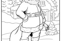 santa for coloring