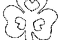 shamrock coloring sheets free