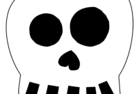 skeleton head printable free