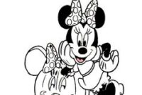 minnie mouse pumpkin coloring pages