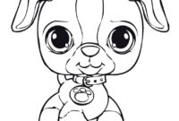 colouring pictures of cute puppies