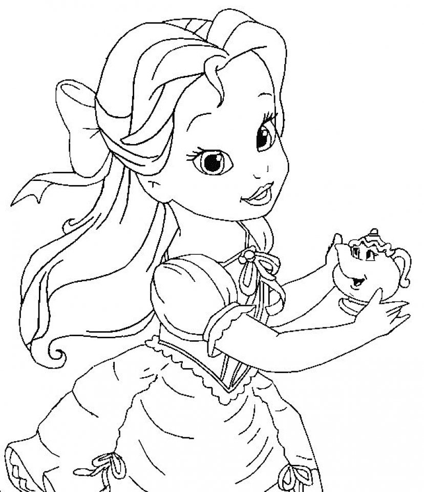 Get This Disney Princess Coloring Pages Free Printable 253843