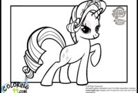 my little pony rarity coloring pages