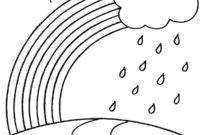 free coloring page rainbow