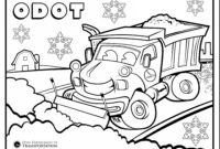 snowplow coloring page