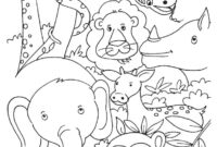 rainforest animals coloring pages