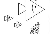 triangle coloring page