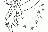 tinkerbell halloween coloring pages