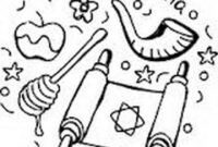 rosh hashanah coloring pages printable