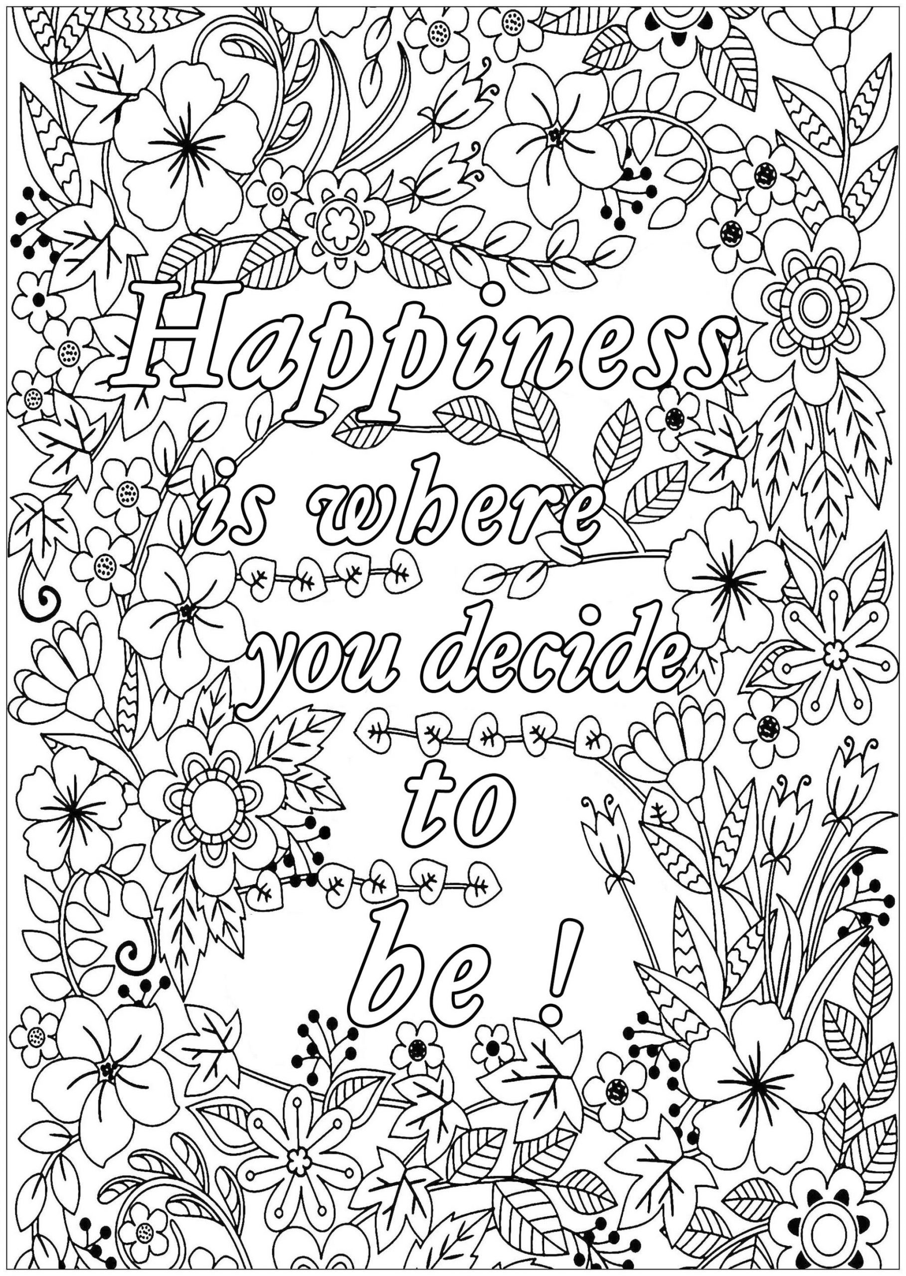 Coloring Pages Inspirational Quotes – Kidsworksheetfun