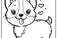 puppy coloring pages printable