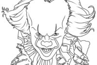 printable horror movie coloring pages