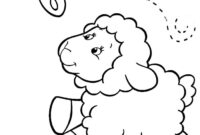 sheep and lamb coloring pages