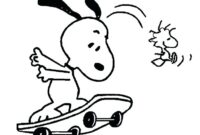 snoopy coloring pages pdf