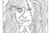 scary coloring pages for adults