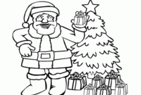 free printable santa claus coloring pages