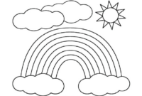 rainbow colouring pages free