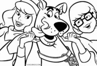 scooby doo coloring page