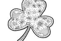 shamrock coloring pdf