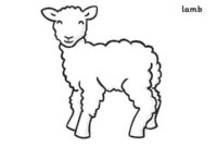 lamb printable