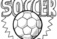 soccer coloring pages