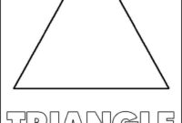 coloring pages triangle