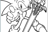 sonic coloring paper