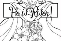 christian easter color sheets