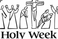 holy week coloring page